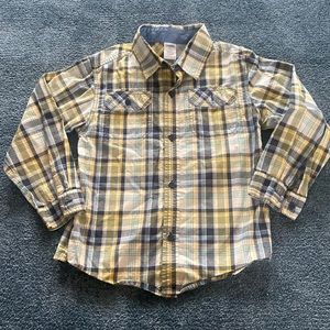 EUC Gymboree collared plaid shirt.  240149541.  RN 70530